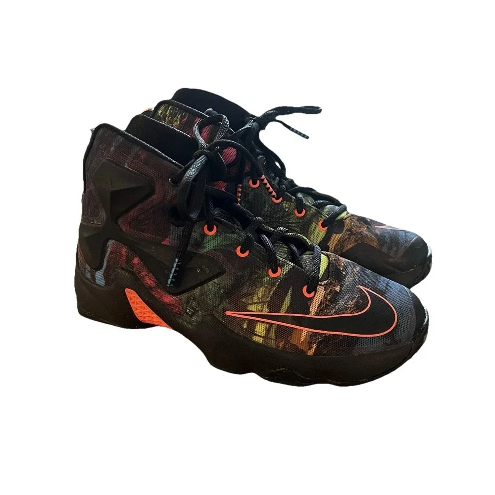 Nike LeBron 13 Akronite Philosophy Basketball‎ High Top Shoes Size Youth 5Y